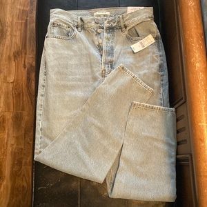 PacSun ultra high rise slim light wash jeans💕